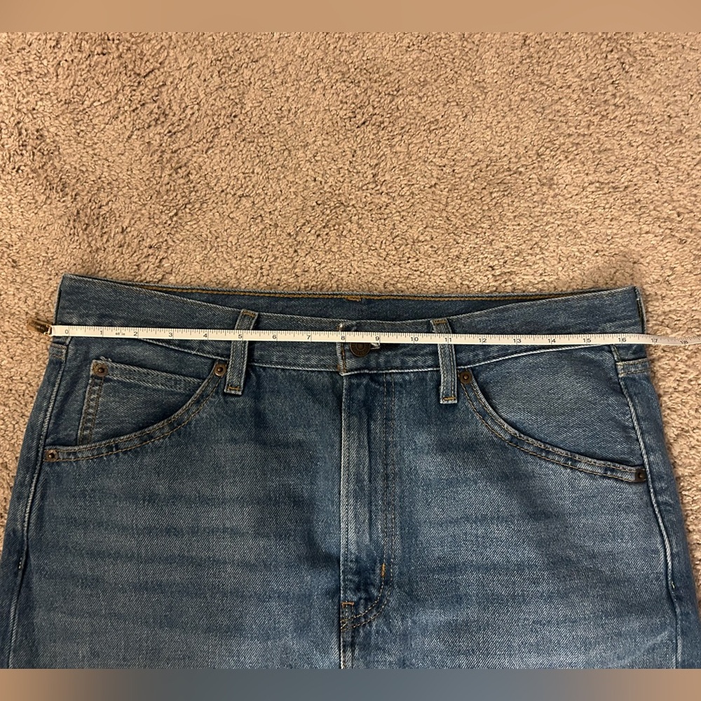 Levi's Blue Denim Pencil Skirt - Picture 2 of 9